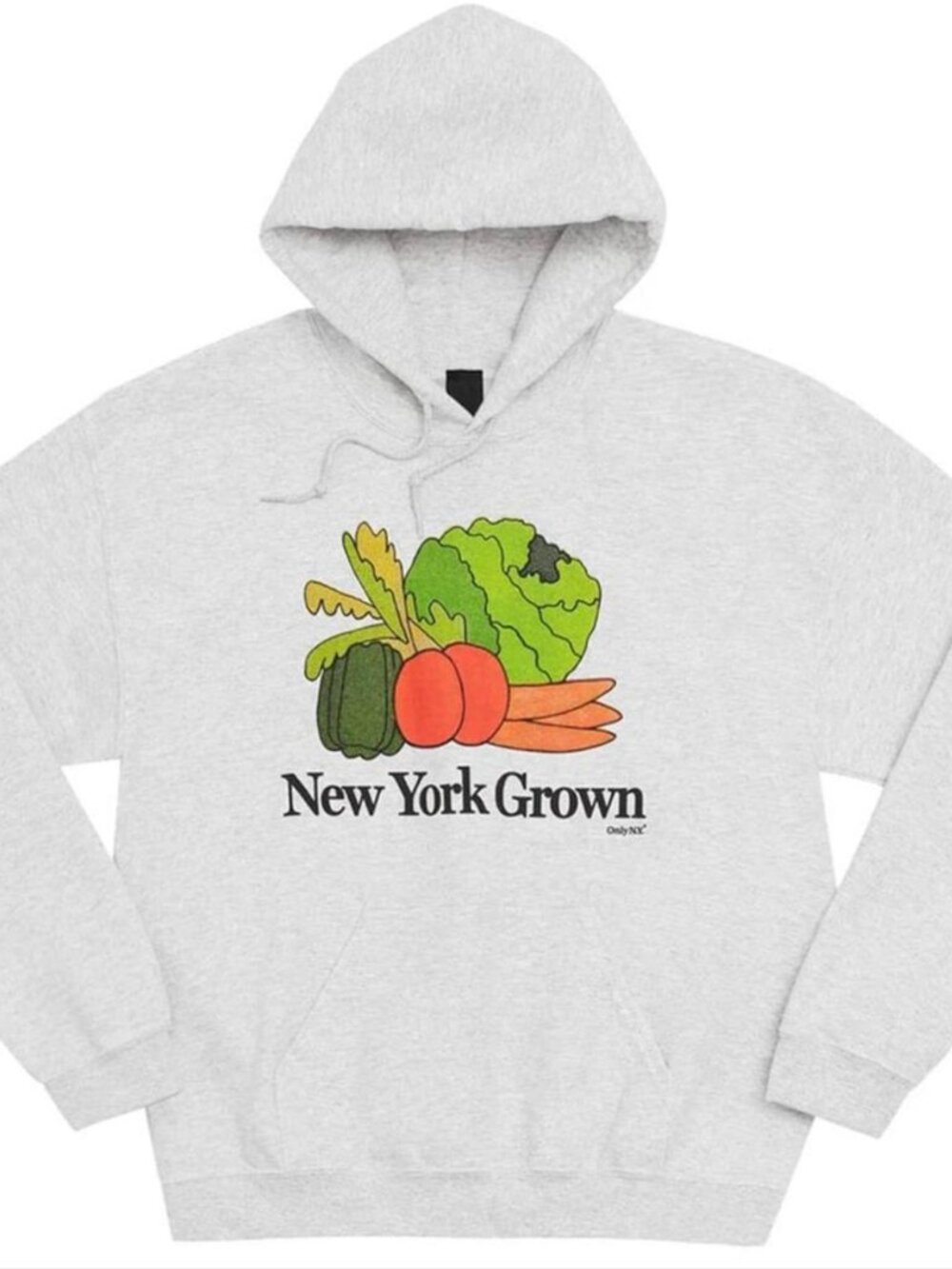 Only NY New York Grown Hoodie Sweatshirt in Grey